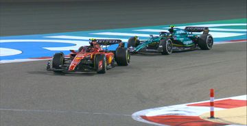 Sainz y Alonso, en Bahréin.