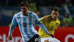Messi ante Colombia en la Copa Am&eacute;rica 2015