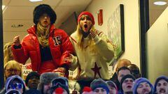 The “Shake It Off” singer was at Highmark Stadium to again cheer on boyfriend Travis Kelce in the NFL playoffs.