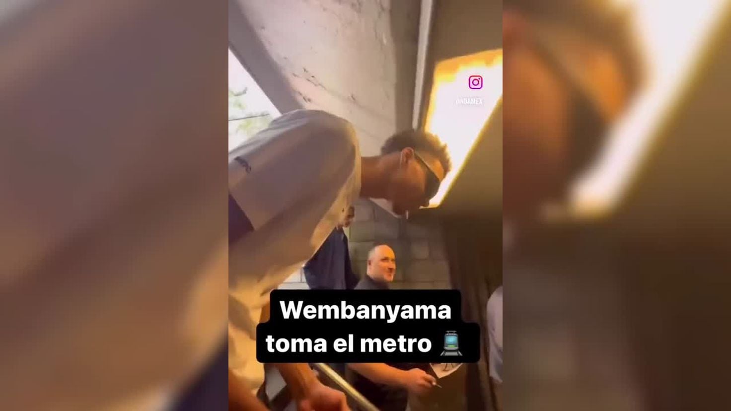 Victor Wembanyama Takes the Subway to Yankee Stadium to Throw