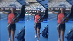 La felicidad de Camila Osorio de estar en el Australian Open