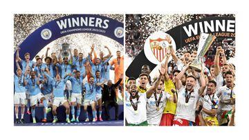 Manchester City - Sevilla: horario, TV y dónde ver online la final de la Supercopa de Europa