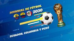 Ecuador propone a Perú y Colombia organizar el Mundial 2030