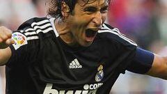 <b>NO SE RINDE.</b> Raúl no se rindió pese al mal comienzo del Madrid y con un hat-trick devolvió la vida a su equipo.
