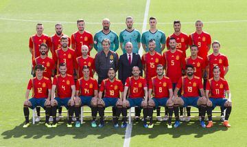 Spain's official squad photo.