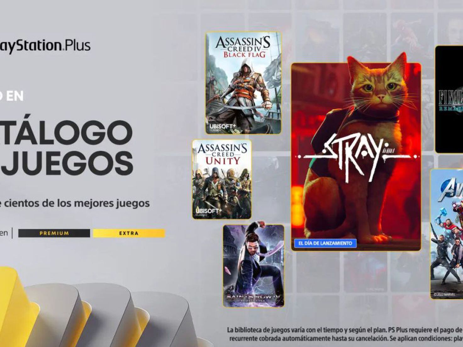 PlayStation Plus Extra y Premium confirma todos sus juegos de