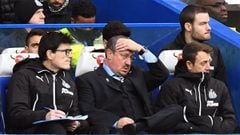 Rafa Benitez durante un partido del Newcastle.